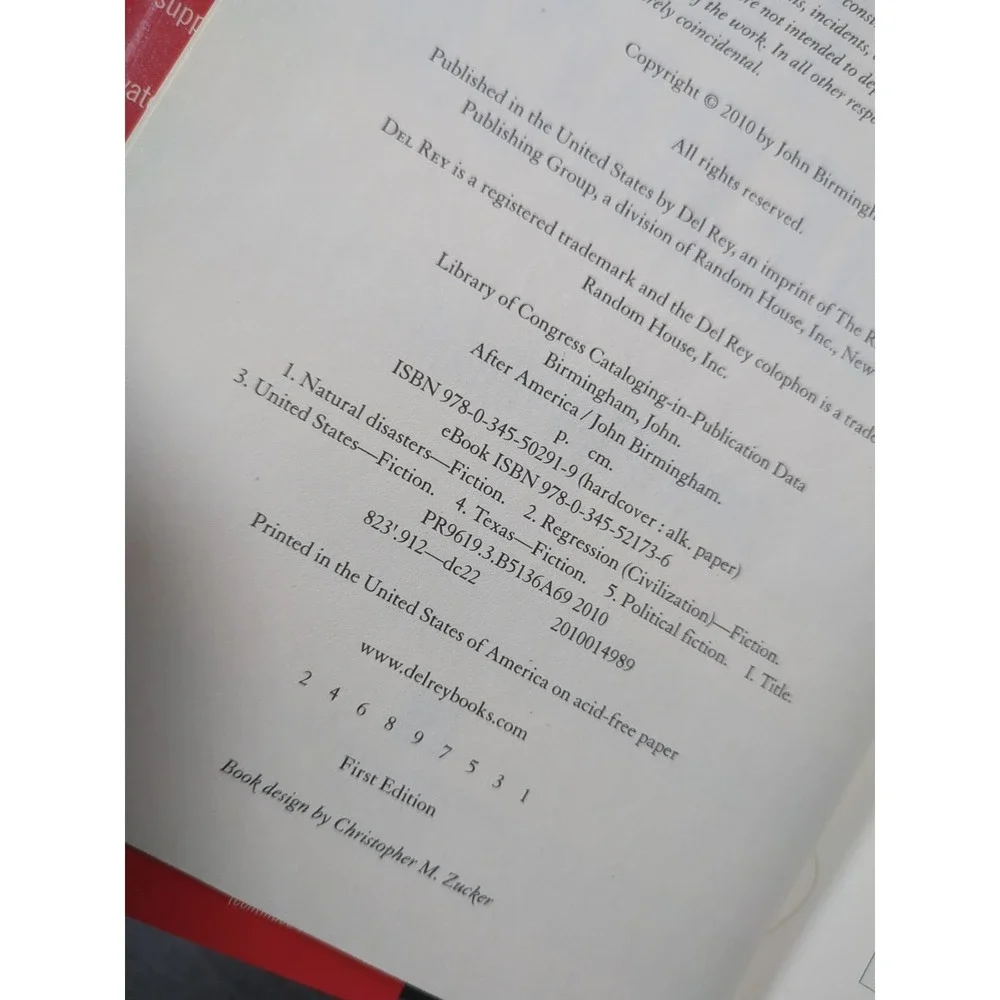 After America John Birmingham True First Edition 1st Printing HC -‎ VERY GOOD